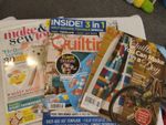 Quilting 3 Books/3 Magazines (New Books)