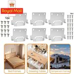 6PCS For Ikea Skorva Midbeam Bed Monunting Brackets Camper Conversion 116791 SET