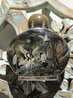 Rare Inside Painted Chinese Perfume/Snuff Bottle. Stunning!