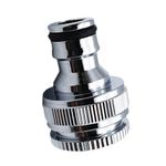 Chrome Brass Connector for Pressure Washer Hose 3/4 1/2 Water Pipe Adaptor