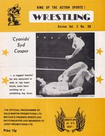 DALE MARTIN WRESTLING REVIEW Vol 2 No.30 @ Brighton 19 Aug 1981 De Fremery Grey