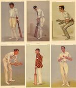 CRICKET VANITY FAIR 6 SPY PRINTS - Superb  Prints 300mm X 430mm