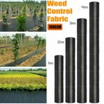 10M 25M 50M LONG HEAVY DUTY WEED CONTROL FABRIC LANDSCAPE MEMBRANE GROUND COVER