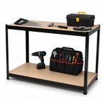 NEW! Industrial Heavy Duty Steel Metal Workbench Table Shelving Garage Shed