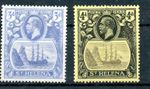 St Helena KGV 1922 sg92,l 101- 3d  & 4d  - LMH