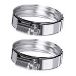 Murray Turbo Seal Constant Tension Stainless Steel Clamps (Pair) - 64-86mm