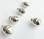 Falconry, Dog, Cat Bells Single Tone Bell Pair (Nickel with Silver Finish)