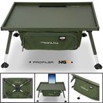 NGT Profiler Bivvy Table Carp Fishing Large With Adjustable Legs & Storage Bag