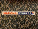 Original National Express Sticker Vintage Coach Bus