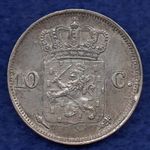 Netherlands 1827 Silver 10 Cents, High Grade (Ref. f0257)