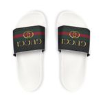 Striped Logo Slides Sandals | Men's Slide