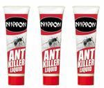 3x Nippon Ant Insect Killer Control Liquid Gel Indoor Outdoor Home Garden 25g