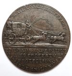 1797 MIDDLESEX Palmers Mail Coach HALFPENNY Copper Conder Token - D & H 364