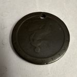 George III Holed Cartwheel Penny Coin England BN, Uncertified