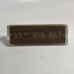Rare Vintage Minimum Bet Blackjack Table Game Sign Display Las Vegas Casino HTF