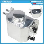 1L Aluminum Car Radiator Coolant Bottle Recovery Tank Overflow Expansion Water