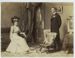 Theatre Play Man Woman Actors c1890s Photo