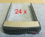 24 x SuperMicro SC93301 3.5" inch Hot-swap SAS / SATA Hard Disk Drive Caddy Tray