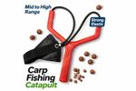 Carp Fishing Catapult Strong Elastic Mid Long Range Bait Boilie Slingshot