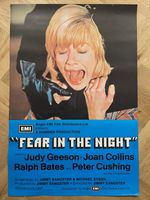 Fear in the Night 1972 Original British Film Movie Poster Hammer Horror Thriller