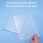 ⁺Standard Cutting Pads 2PCS Polycarbonate Plastic Plate For Embossing Machine
