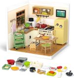 Rolife LED Expandable Miniature House DIY Miniature Dollhouse Kids Building Toys
