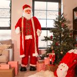 5FT TALL ANIMATED SANTA PROP LARGE DECORATION SINGING DANCING FATHER CHRISTMAS