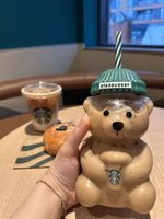 2026 Starbucks Bearista Bear Series Glass Bear Cup Limited Edition brand new