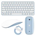 Genuine Apple Magic Keyboard with Touch ID A2449 & Magic Mouse A1657 UK Layout