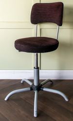 KSG Co. Industrial Adjustable Office Swivel Chair x3 Available (Vintage, Retro)