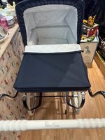 Silver Cross Coach Built Children's Pram Blue Made In England Used VGC