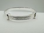 925 Sterling Silver Personalised Baby Christening Bangle  Gift Boxed - New