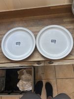 Denby - Cotton White  Dessert/Salad Plates x 2 - 1st Quality - BRAND NEW