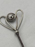 ANTIQUE SILVER CHARLES HORNER HAT PIN (A994)
