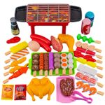 Kids BBQ Pretend Play Kitchen Food Toys Cooking Playset For Kids Set