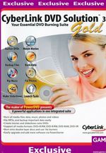 Cyberlink DVD Solution 3 Gold - 8 In 1 Suite Video Photo Editing Backup PC (NEW)