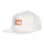Cobra Junior Crown Caps - White/Orange