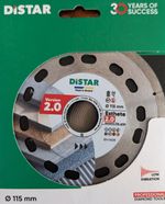 DISTAR ESTHETE 2.0 Diamond Cutting Disc 1A1R 115x1,1x6x22,23 - Improved version 