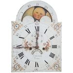 M ABRAHAM FROME 8 day LONGCASE CLOCK DIAL+movedial 43cms by 30cmsC 1810