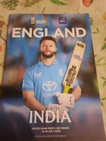 England v India 2026 ODI Series Cricket Official Programme