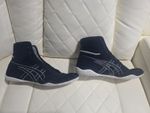 asics Boxing Wrestling Shoes Navy Navy Line White 1083A001 EX-EO NEW  size 11