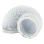 EXTRA LONG Universal Tumble Dryer Vent Hose 4inch x 6 Metre Long Exhaust Pipe