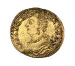 Rare 1744 Queen Anne Sun in Splendour Nuremberg Jeton by Magnus Gottlieb Laufer