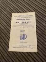 1968 WORKINGTON TOWN V WHITEHAVEN 67/68 RL CHALLENGE CUP RUGBY LEAGUE PROGRAMME