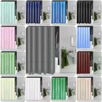 Waterproof Polyester Fabric Bathroom Shower Curtain & Ring Hooks 180 x 180 CM