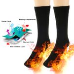 Electric Heated Socks Foot Winter Warmer Sock USB Rechargable Adjustable 3 Level
