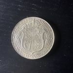 1909 British Sterling Silver Half Crown Coin Edward VII .925
