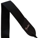 Fender Guitar Strap 2" With Pick Holder SILVER Logo Adjustable Length