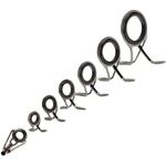 7Pcs Fishing Rod Guides Mixed Size Line Rings Pole Repair Eyelets UK