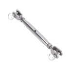 Jaw and Jaw Turnbuckle Outdoor Turnbuckle Rigging Screw for Tensioning Cable M8